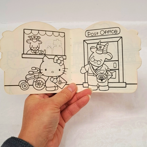 Vintage "KITTY'S LITTLE ERRANDS " COLORING BOOK by Sanrio 1976 made in J… - Picture 8 of 14